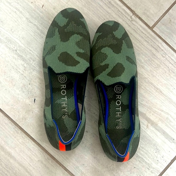 Rothy's Shoes - Rothys size 7 loafers, camo green